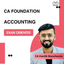 CA Foundation Accounts (Exam Oriented) For May 26 …